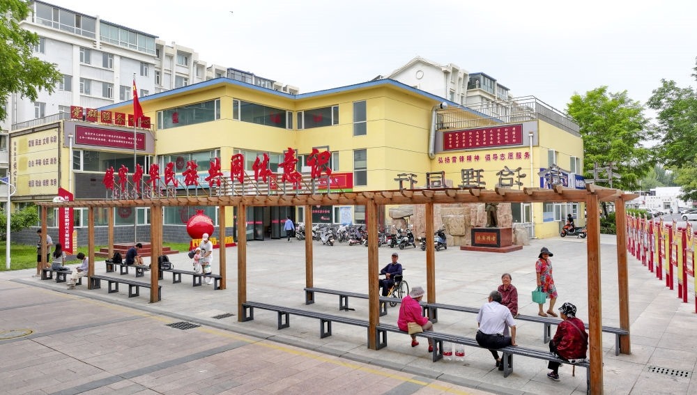 6月20日拍攝的長城花園社區(qū)一角（無人機(jī)照片）。