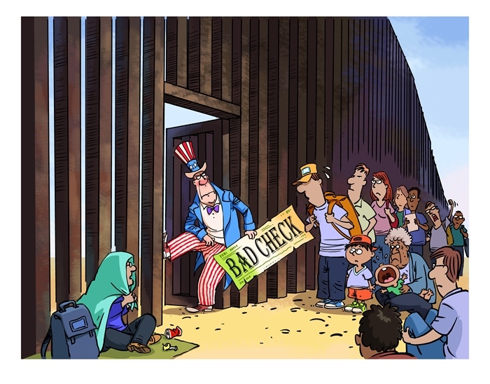 漫畫作者：馬宏亮（人民網(wǎng)版權(quán)圖片，未經(jīng)授權(quán)請(qǐng)勿轉(zhuǎn)載。）