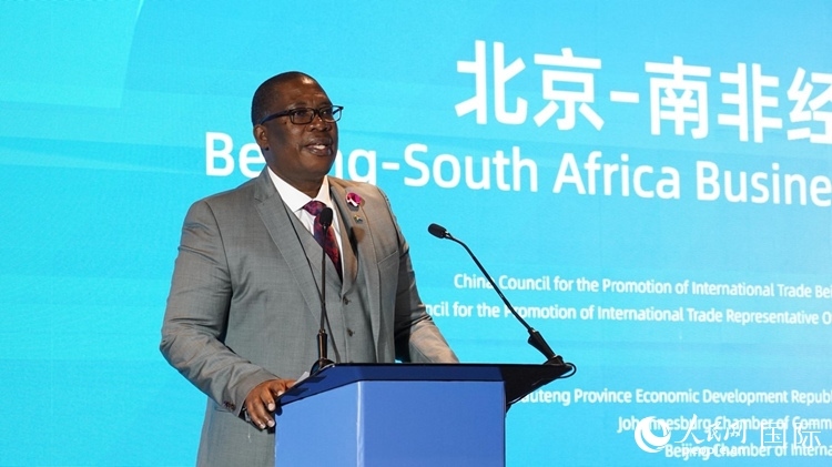 勒蘇非省長致辭。人民網(wǎng) 劉暢攝