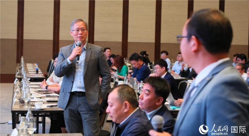 講座現(xiàn)場互動。人民網(wǎng)記者 簡承淵攝