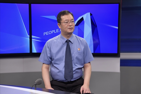 福建省泉州市人民檢察院檢察長(zhǎng)施建清。人民網(wǎng)記者 王曉嘯攝