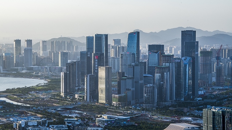 圖為深圳前海城市風(fēng)光。