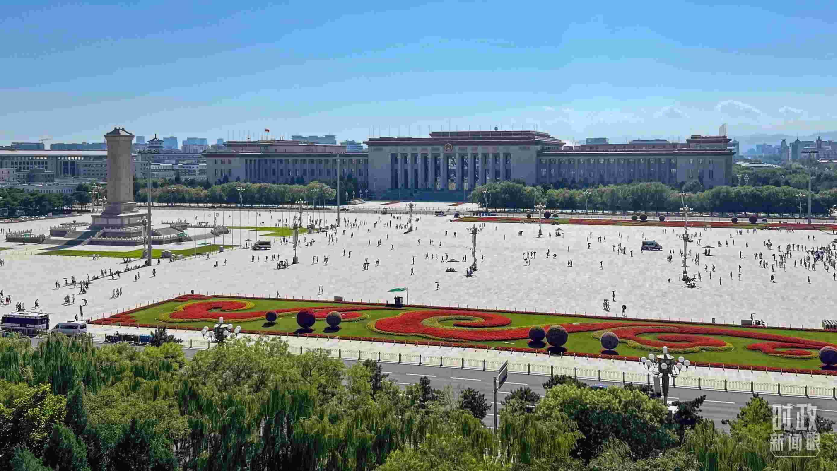 △北京天安門廣場。（總臺央視記者蔣碩拍攝）