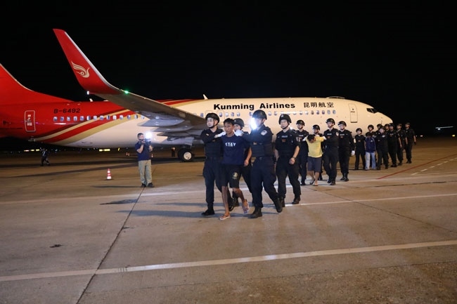 押解現場。公安部供圖