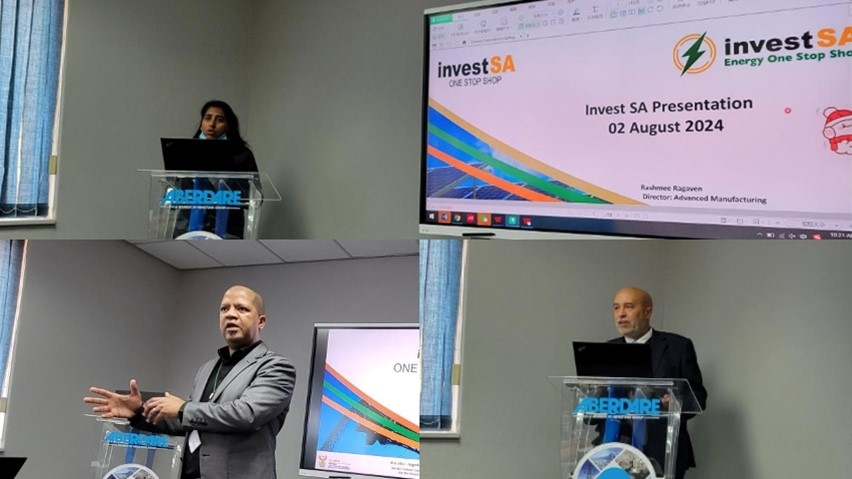 南非貿(mào)工部官員主旨演講。南中經(jīng)貿(mào)協(xié)會(huì)供圖