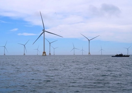 2024年6月19日拍攝的三峽集團漳浦二期海上風電項目。新華社記者 林善傳 攝