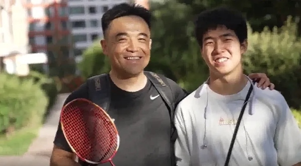 劉建波、劉傲寒父子。北航供圖