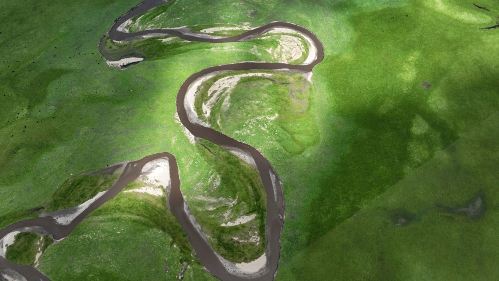 2023年7月6日在甘肅省甘南藏族自治州瑪曲縣拍攝的阿萬倉濕地景色（無人機照片）?，斍鷿竦卣嫉?62萬畝，是黃河上游重要的水源涵養(yǎng)區(qū)和生態(tài)功能區(qū)，被譽為“黃河之腎”。