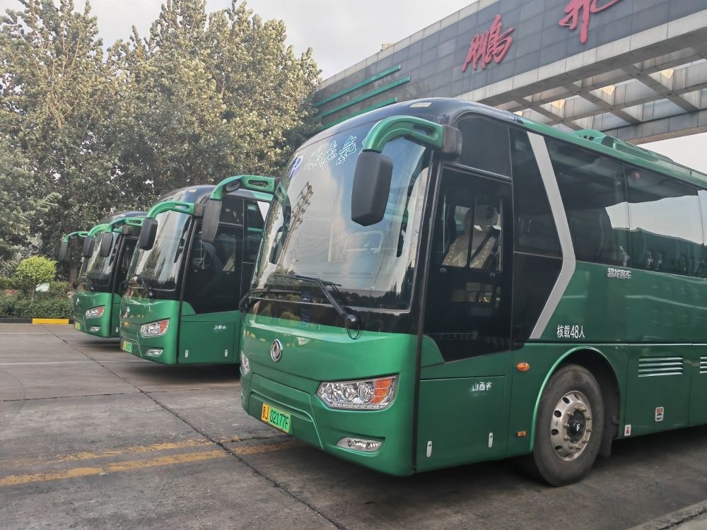 2024年9月4日拍攝的鵬飛集團(tuán)的氫能大巴車。新華社記者 王勁玉 攝