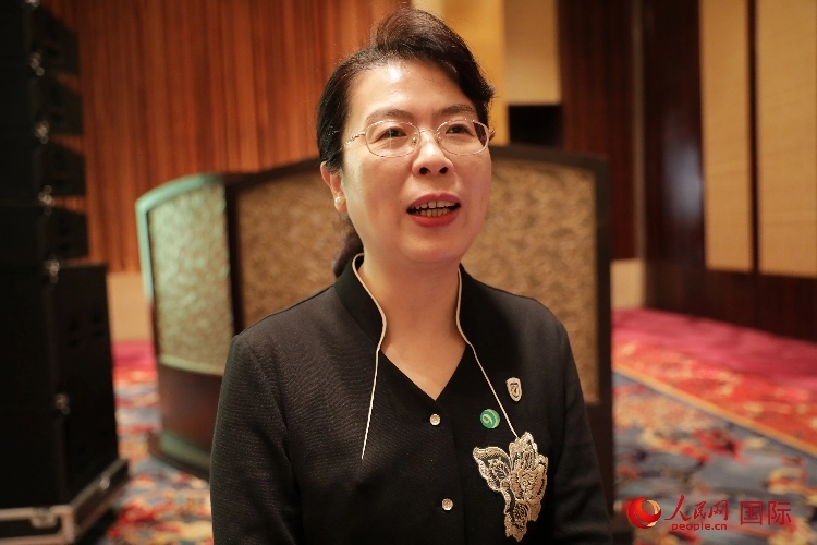 北京外國語大學亞洲學院院長、中國馬來研究中心主任蘇瑩瑩教授接受人民網(wǎng)采訪。人民網(wǎng) 王婧攝