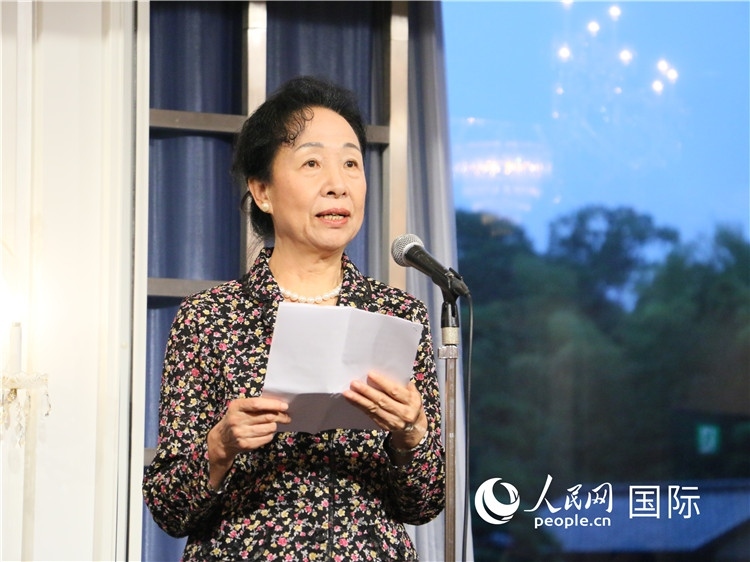 中國商務(wù)部原部長助理郭莉致辭。人民網(wǎng) 許可攝