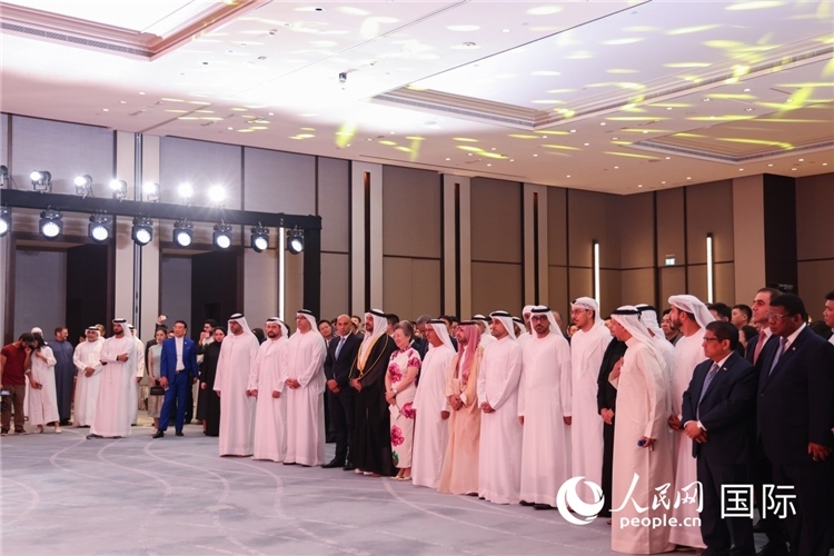 招待會(huì)現(xiàn)場(chǎng)。人民網(wǎng)記者任皓宇攝