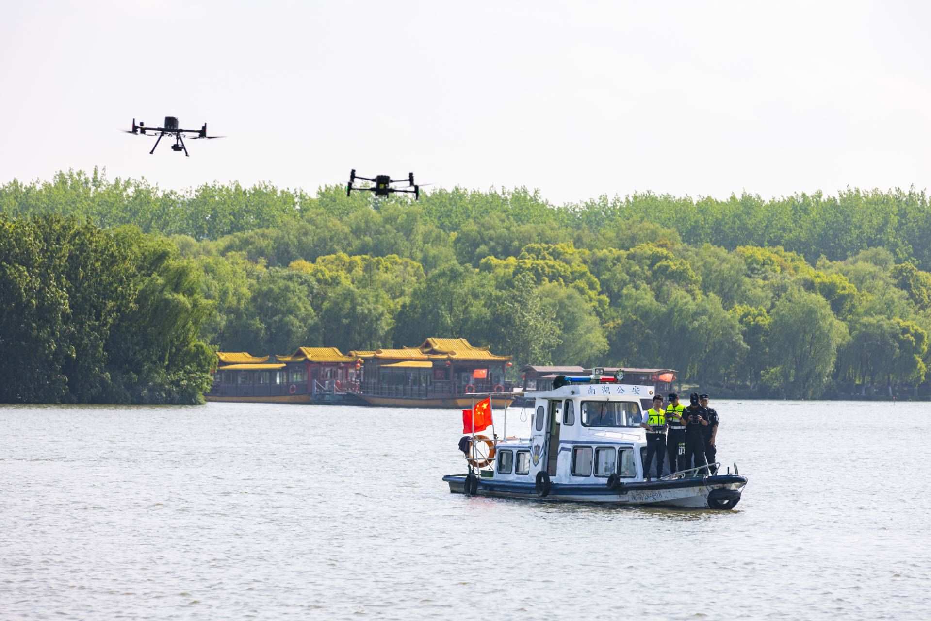 無人機義警隊。公安部供圖