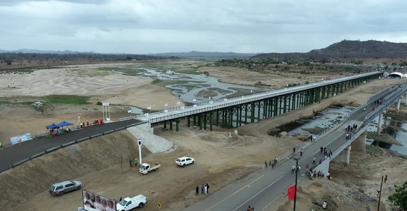 大橋全景。中交二公局第二工程有限公司供圖