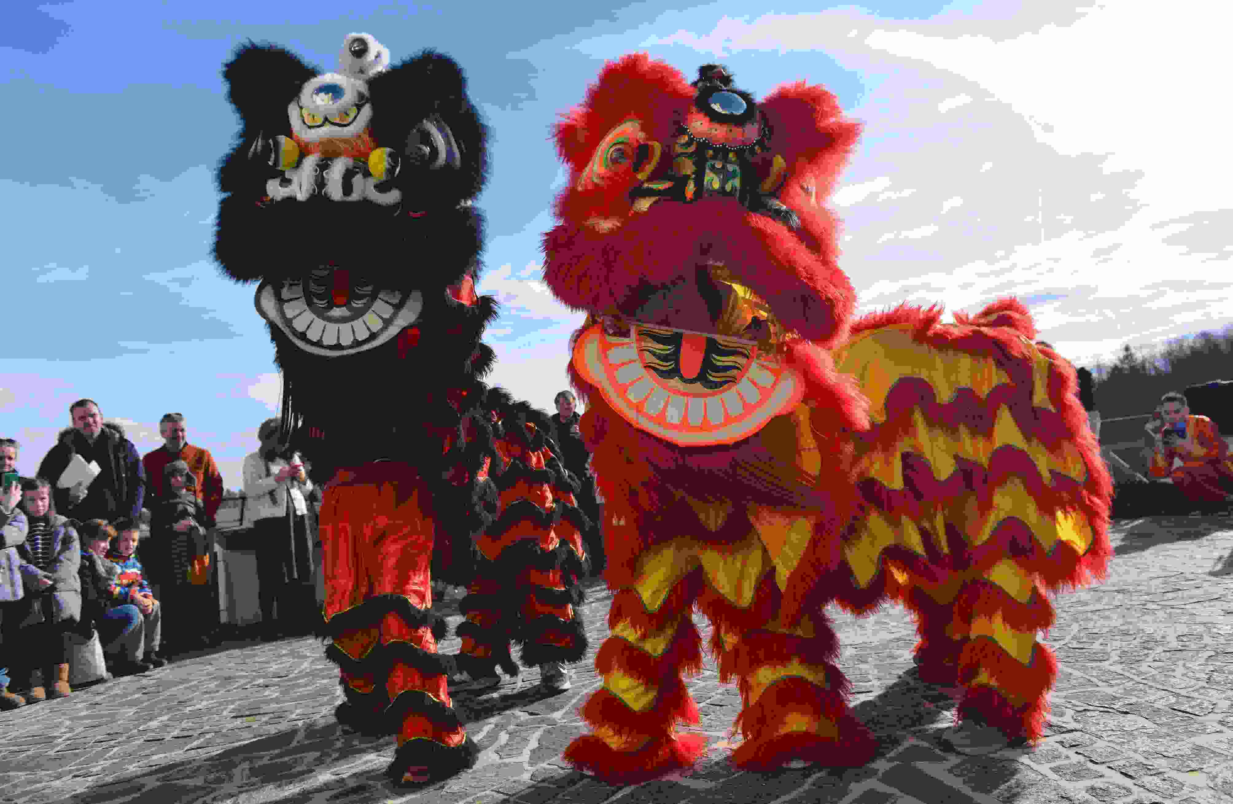 △當(dāng)?shù)貢r(shí)間2024年2月4日，克羅地亞克拉皮納，薩格勒布大學(xué)孔子學(xué)院舉辦一系列活動(dòng)，迎接中國(guó)農(nóng)歷龍年春節(jié)。