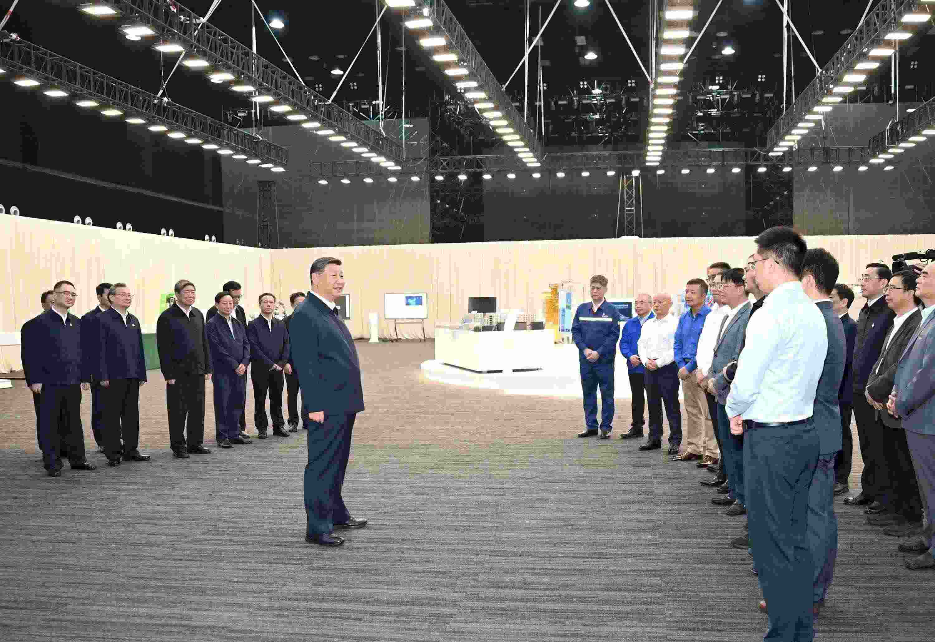 △2024年10月17日，習(xí)近平總書記在安徽省合肥濱湖科學(xué)城考察。