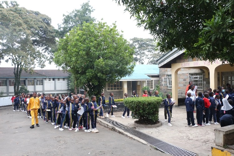 考場現(xiàn)場。埃格頓大學孔子學院供圖