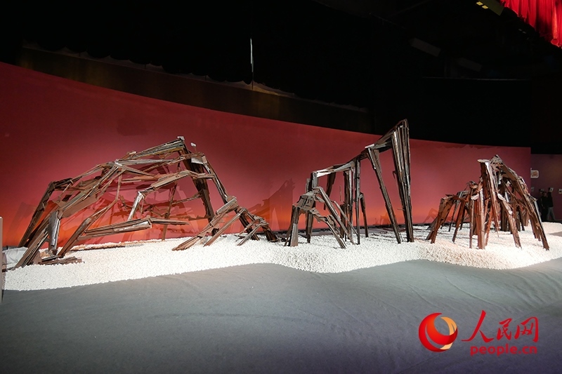 《鑄魂五岳》。人民網(wǎng)記者 韋衍行攝