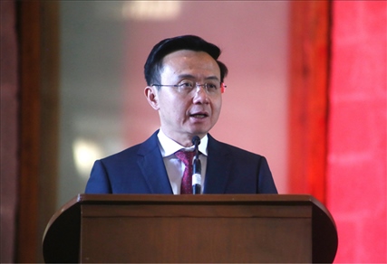 張潤致辭。主辦方供圖