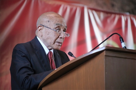 李子文致辭。主辦方供圖