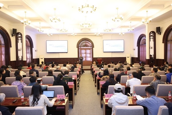 “杰出少年示范數(shù)學(xué)班”開(kāi)班儀式現(xiàn)場(chǎng)。校方供圖