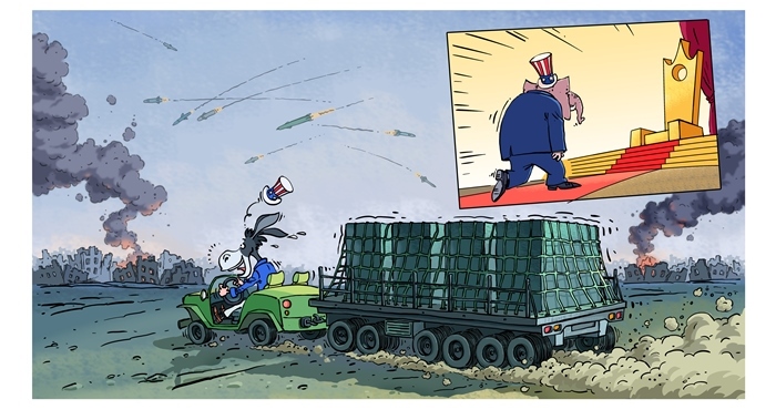 漫畫作者：馬宏亮（人民網版權圖片，未經授權請勿轉載。）