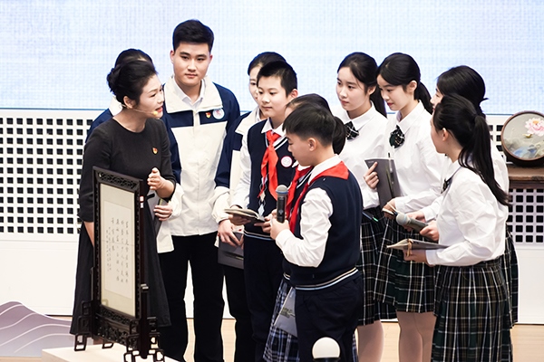 首屆全國“博物館里的大思政課”示范交流活動。學(xué)校供圖