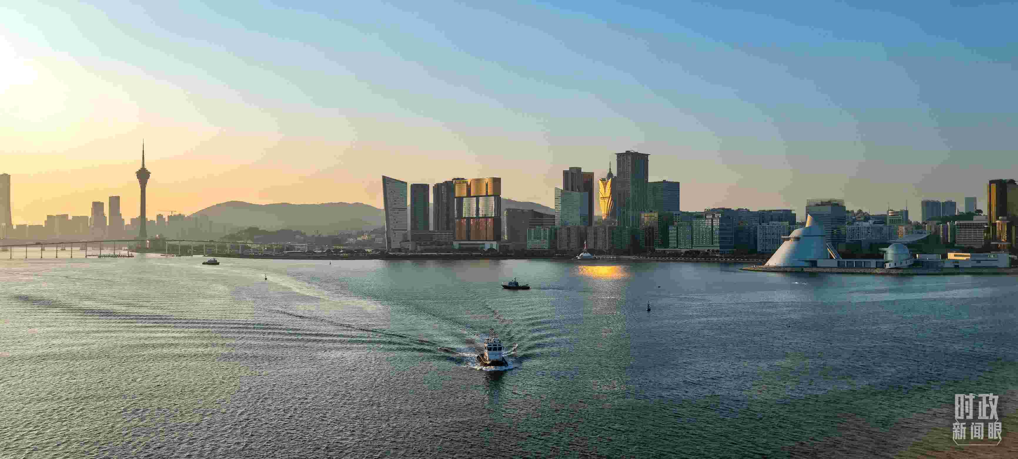 △澳門風光。（總臺央視記者王子杭拍攝）