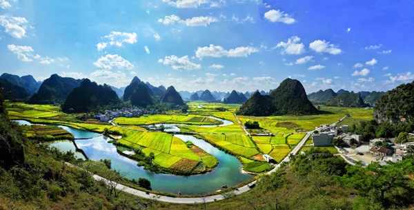 廣西天等都康田園風光。主辦方供圖