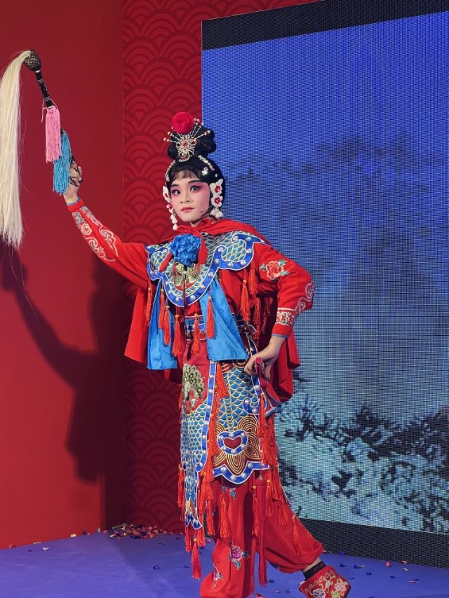 來自中國和新加坡的藝術(shù)團(tuán)體聯(lián)袂表演了歌舞、器樂、武術(shù)、雜技等多種形式的文藝節(jié)目?；顒又鬓k方供圖