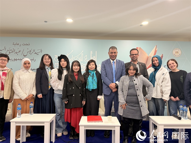 “中國與埃及：古往今來的聯(lián)系”主題分享會(huì)，人民網(wǎng)記者黃培昭攝