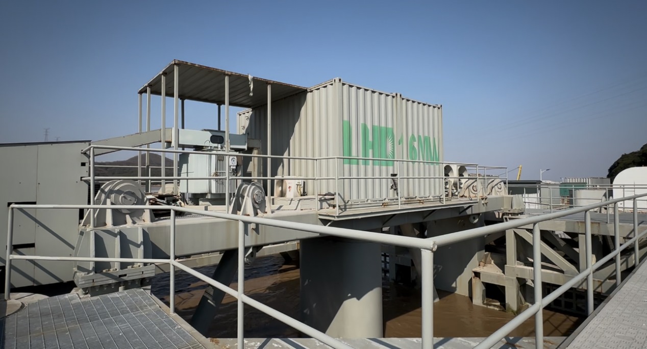 LHD潮流能發(fā)電站。人民網(wǎng)記者 王紹紹攝