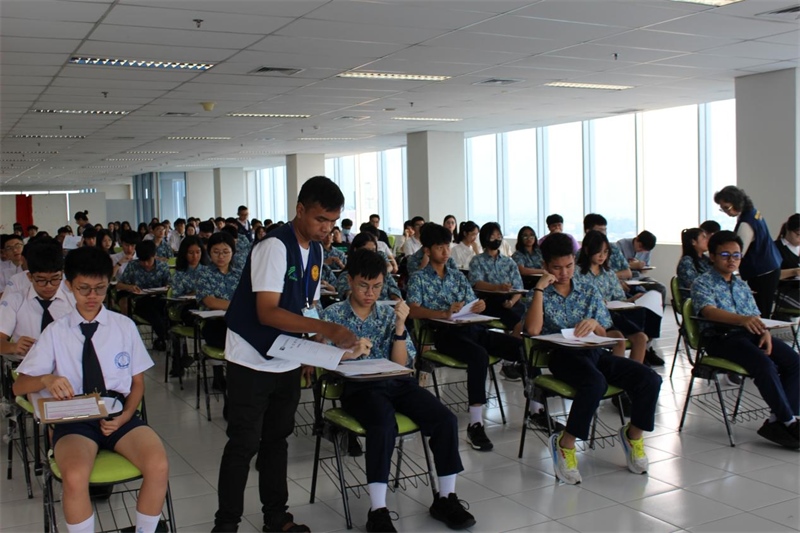 考試現(xiàn)場。印尼雅加達(dá)華文教育協(xié)調(diào)機(jī)構(gòu)供圖