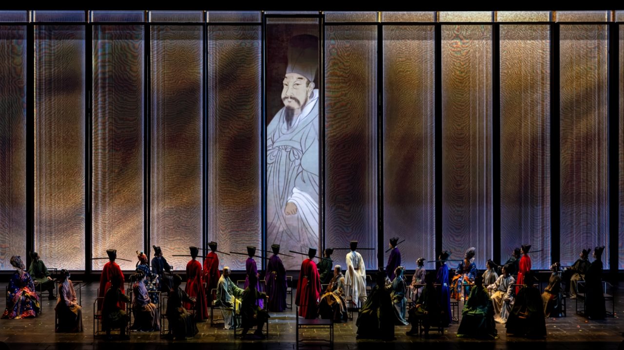 《蘇堤春曉》演出現(xiàn)場。國家話劇院供圖