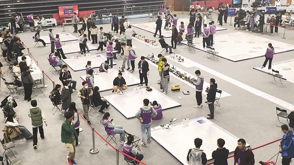 比賽現(xiàn)場。北京建筑大學供圖