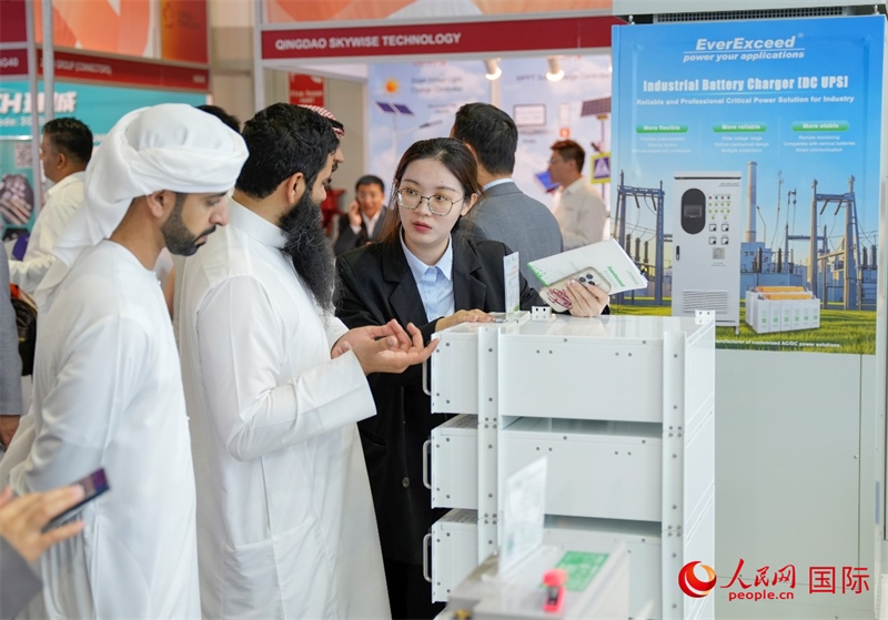 展會(huì)現(xiàn)場(chǎng)。人民網(wǎng) 塔里克·易卜拉欣攝