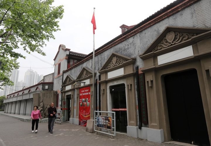 這是2018年5月1日拍攝的中國勞動組合書記部舊址陳列館外景。新華社記者 劉穎 攝