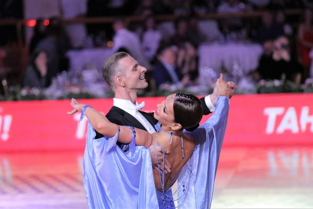 第七屆“克里姆林宮杯”國(guó)標(biāo)舞錦標(biāo)賽現(xiàn)場(chǎng)。于子恒攝