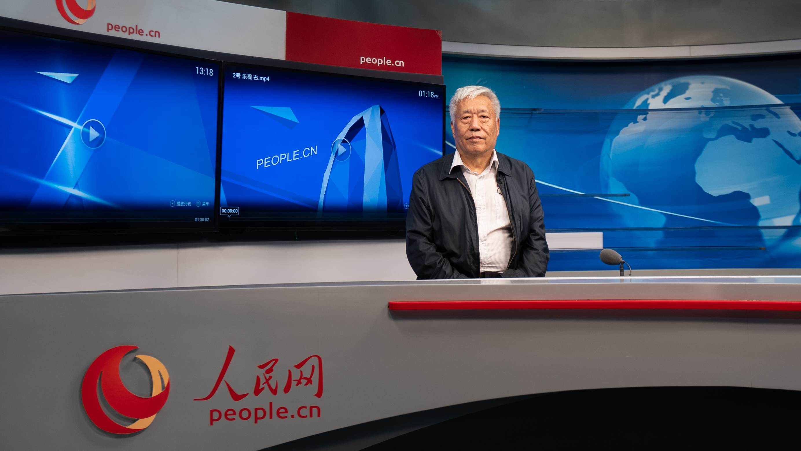 中國地震局地球物理研究所原副所長、研究員高孟潭作客人民網(wǎng)。人民網(wǎng)記者 葛泰佚攝