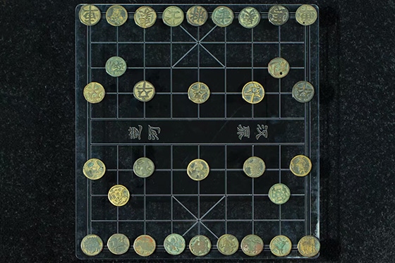 宋代中國銅象棋子。主辦方供圖