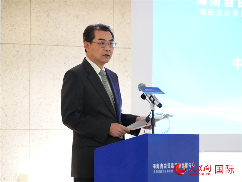 中國駐日本大使吳江浩致辭。人民網(wǎng) 許可攝