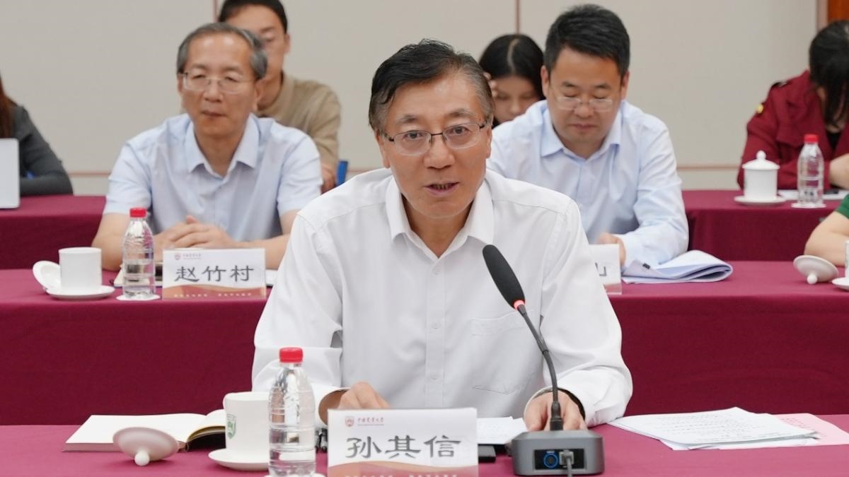 中國(guó)工程院院士、中國(guó)農(nóng)業(yè)大學(xué)校長(zhǎng)孫其信。校方供圖